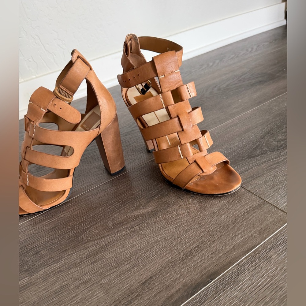 Dolce Vita caramel Strappy Heeled Sandals - Picture 4 of 5